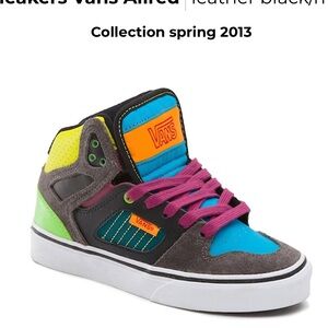 Vans Neon High-Top Sneakers
